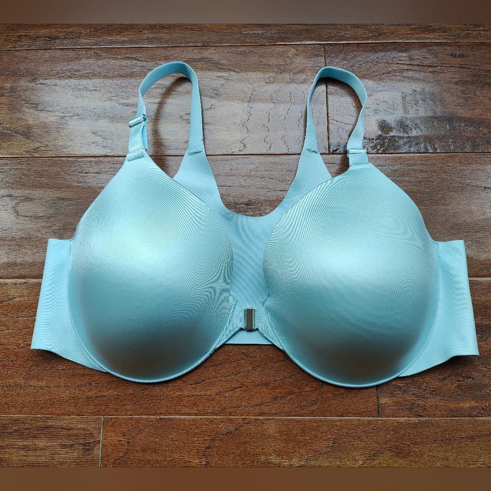 Soma Vanishing Back Aqua Underwire Bra